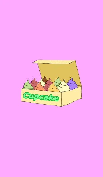 [LINE着せ替え] Box of cupcake themeの画像1