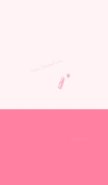 [LINE着せ替え] Love Cosmetics cherry pinkの画像1