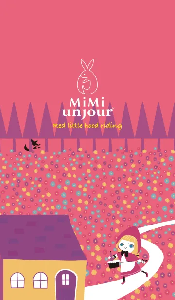 [LINE着せ替え] MiMiunjour "赤ずきん"の画像1