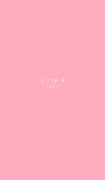 [LINE着せ替え] シンプル / ピンク5の画像1