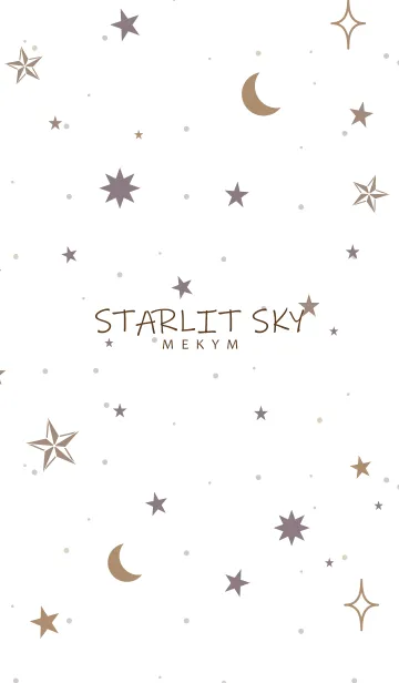 [LINE着せ替え] STARLIT SKY 37 -MEKYM-の画像1