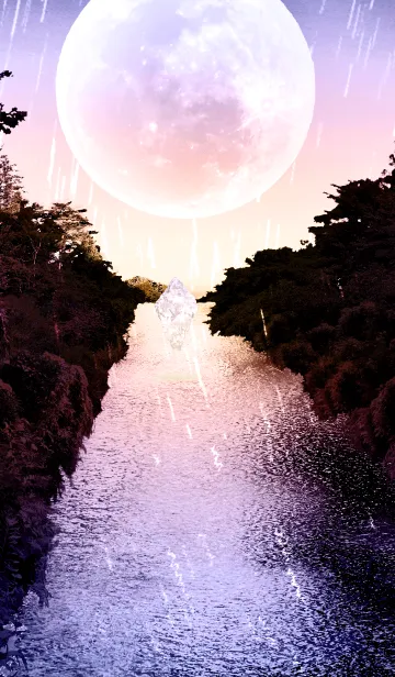 [LINE着せ替え] 星降る月の森の画像1
