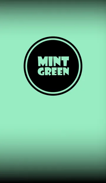 [LINE着せ替え] Mint Green And Black Ver.6 (jp)の画像1