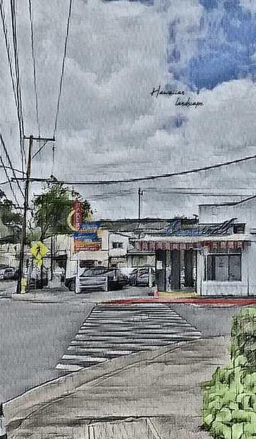 [LINE着せ替え] Hawaiian landscape 02.の画像1