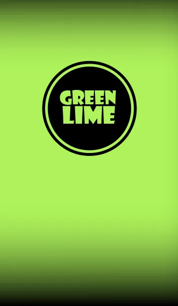 [LINE着せ替え] Lime Green And Black Ver.6 (jp)の画像1