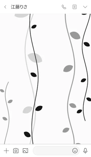 [LINE着せ替え] simple plants. (white)の画像3