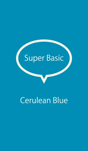 [LINE着せ替え] Super Basic Cerulean Blueの画像1