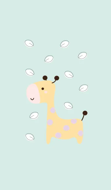 [LINE着せ替え] Cute giraffe 44 ^^の画像1
