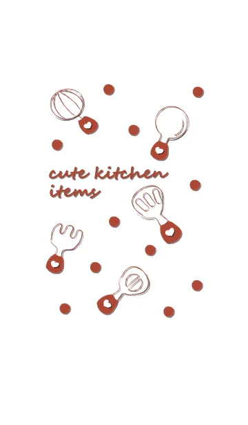 [LINE着せ替え] Cute kitchen items 25の画像1