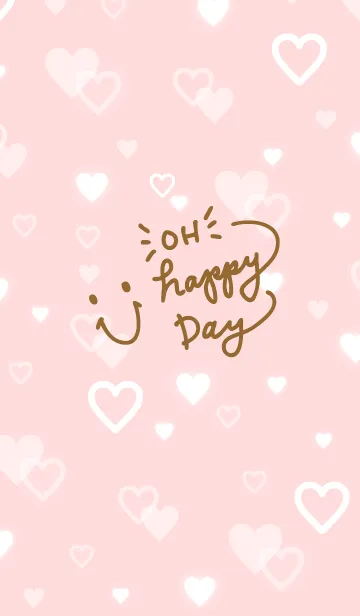 [LINE着せ替え] スマイル-ハートたくさん9-の画像1