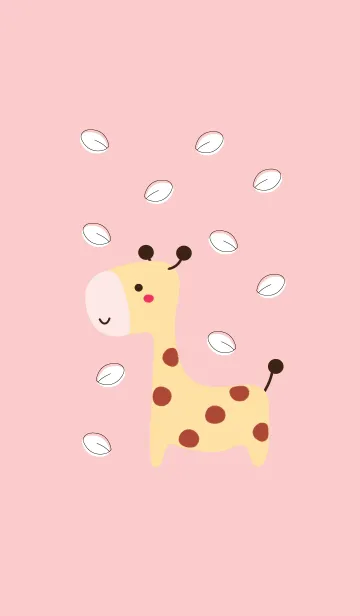 [LINE着せ替え] Cute giraffe 45 ^^の画像1