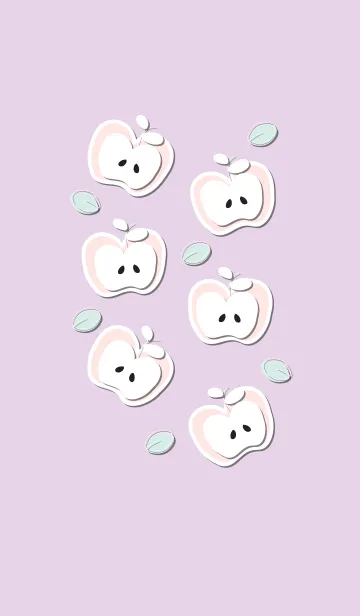 [LINE着せ替え] Yummy apples theme 26 :)の画像1