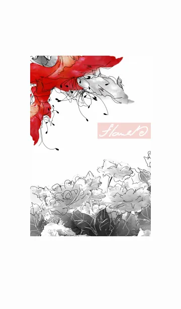 [LINE着せ替え] スタイリッシュ・デザインフラワー4の画像1