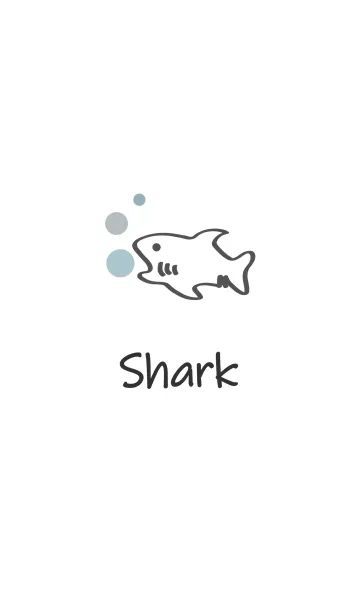 [LINE着せ替え] 単純なサメの塗抹標本の画像1