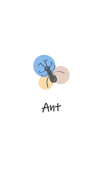 [LINE着せ替え] 単純なアリの塗抹標本の画像1
