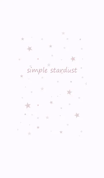 [LINE着せ替え] simple stardust**dusty purpleの画像1