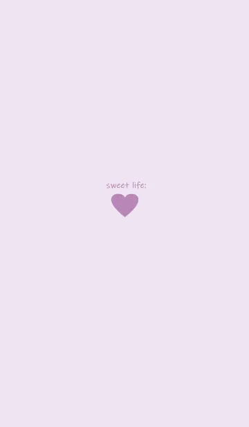 [LINE着せ替え] sweet life heart :)purpleの画像1