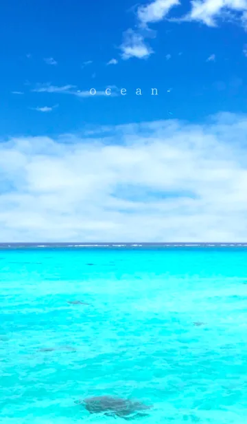 [LINE着せ替え] 沖縄宮古島 紺碧の海の画像1