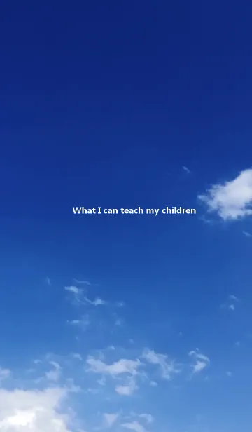 [LINE着せ替え] 私が子どもに教えてあげられることの画像1