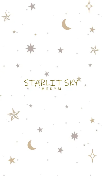 [LINE着せ替え] SIMPLE STARLIT SKY -MEKYM- 8の画像1