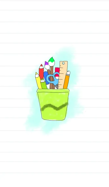 [LINE着せ替え] Minimal back to school themeの画像1