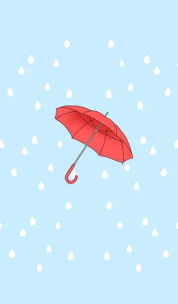 [LINE着せ替え] Minimal raining season themeの画像1