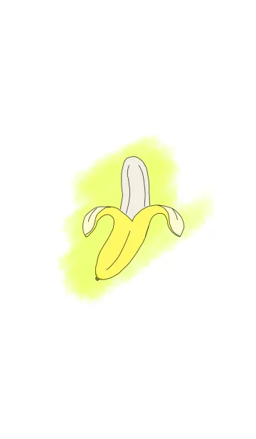 [LINE着せ替え] Minimal banana themeの画像1