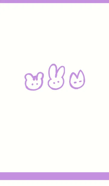 [LINE着せ替え] purple cute landの画像1