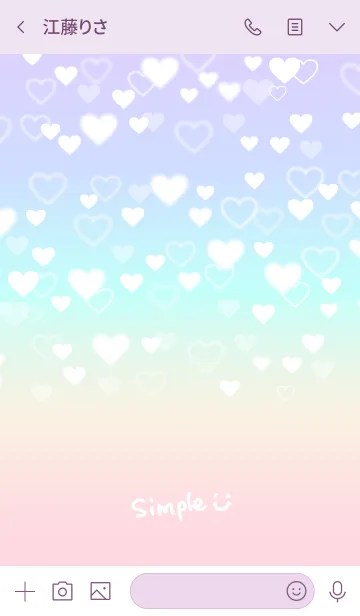 [LINE着せ替え] メルヘンハート-スマイル25-の画像3