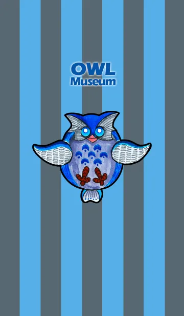 [LINE着せ替え] フクロウ 博物館 138 - Sapphire Owlの画像1