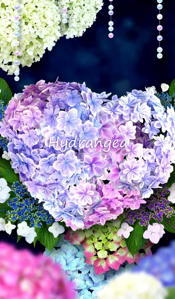 [LINE着せ替え] Hydrangea 綺麗な紫陽花の画像1