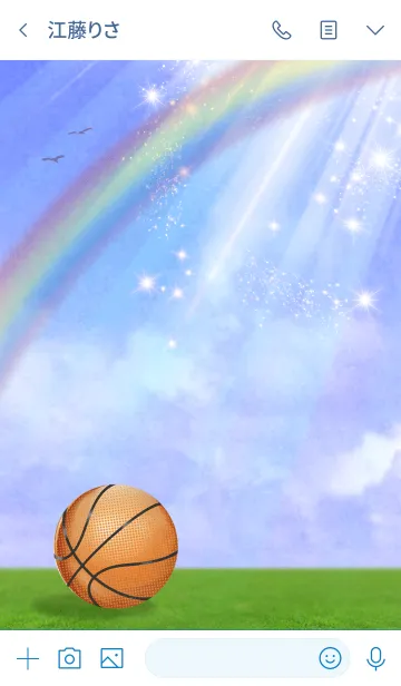 [LINE着せ替え] バスケットボール Basketball skyの画像3