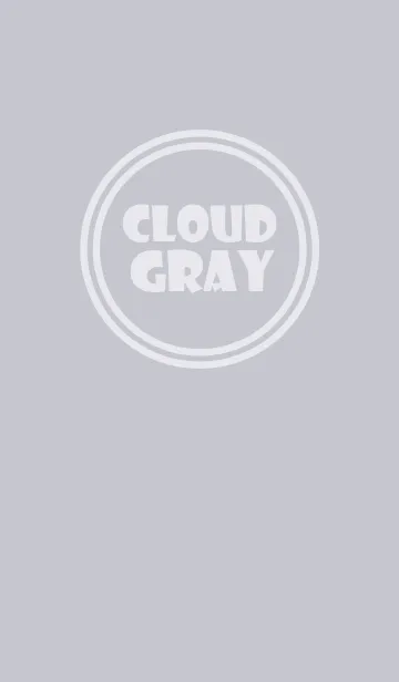 [LINE着せ替え] Love Cloud Gray v.6 (jp)の画像1