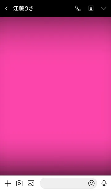 [LINE着せ替え] Fuschia Pink Neon Theme v.5 (jp)の画像3