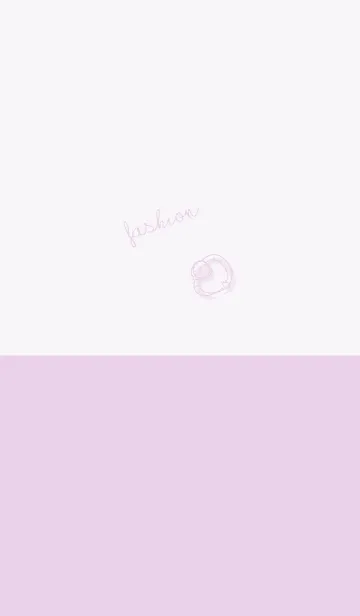 [LINE着せ替え] fashion lilac pinkの画像1