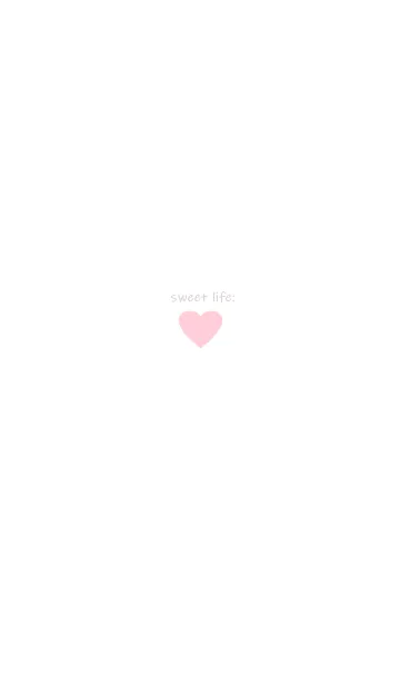 [LINE着せ替え] sweet life heart :)pink grayの画像1