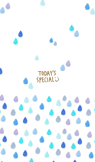 [LINE着せ替え] スマイル たくさん雫20の画像1