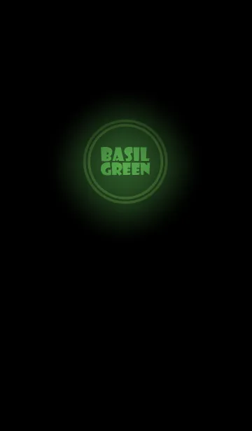 [LINE着せ替え] Basil Green Neon Theme v.6 (jp)の画像1