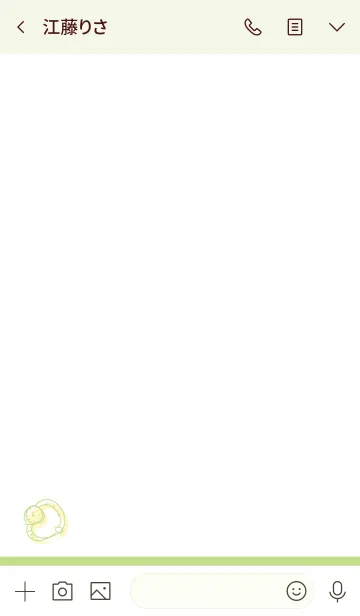 [LINE着せ替え] fashion moss greenの画像3