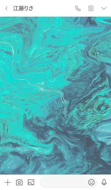 [LINE着せ替え] ocean marbleの画像3