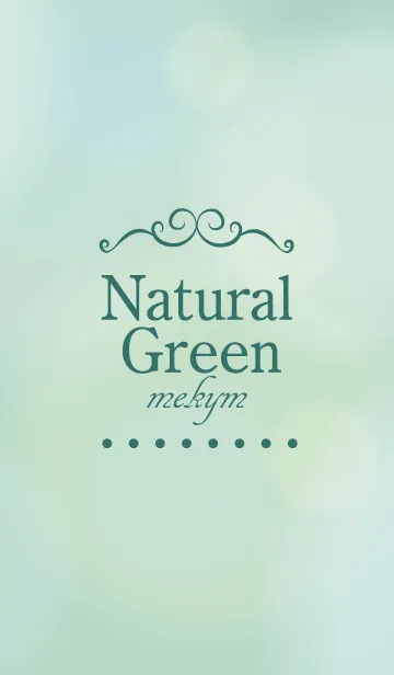 [LINE着せ替え] Natural Green 18 -MEKYM-の画像1