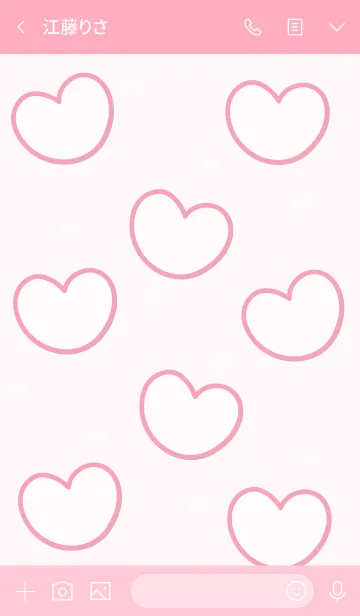 [LINE着せ替え] sweet heart sweet love 12の画像3