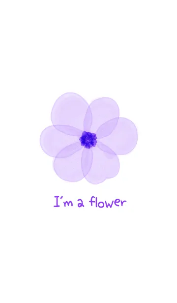 [LINE着せ替え] 私は花ですの画像1