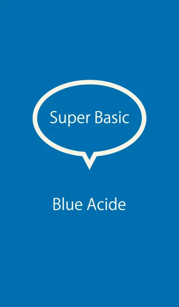 [LINE着せ替え] Super Basic Blue Acideの画像1