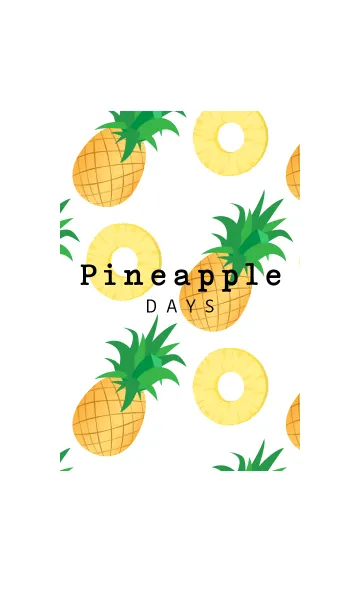 [LINE着せ替え] Pineapple days 01の画像1
