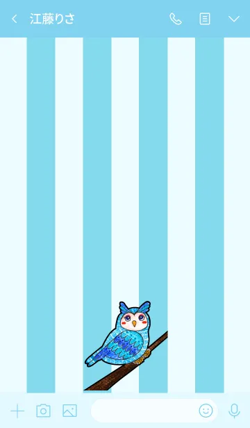 [LINE着せ替え] フクロウ 博物館 141 - Pure Owlの画像3