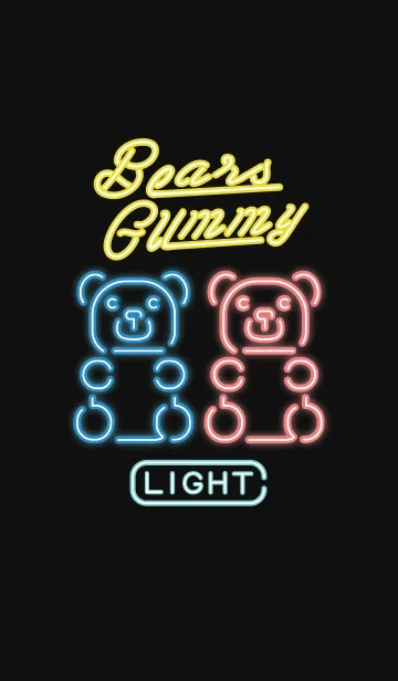 [LINE着せ替え] BEARS GUMMY LIGHT +の画像1