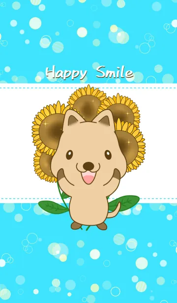 [LINE着せ替え] 幸せな笑顔満開の着せ替えの画像1