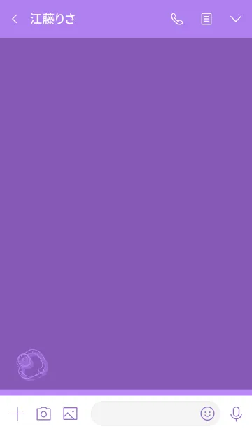 [LINE着せ替え] fashion violet violetの画像3