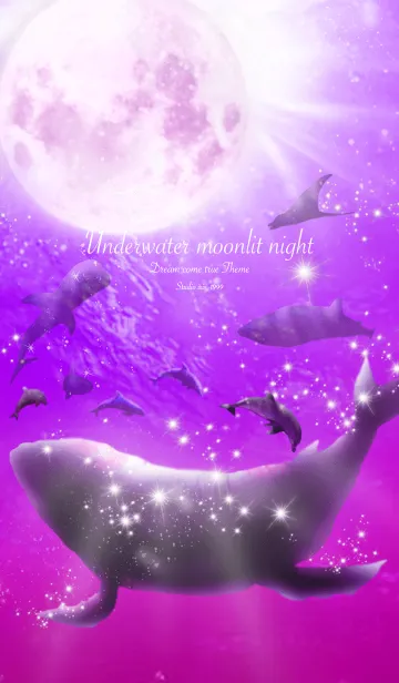 [LINE着せ替え] 月の光 Underwater moonlit nightの画像1